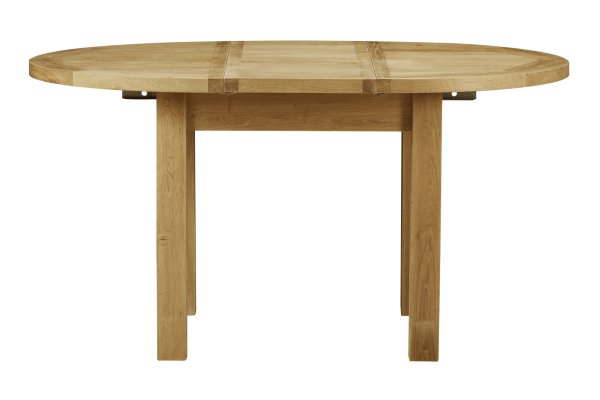 Charltons Bretagne 1100 Round Extending Butterfly Dining Table - 4 to 6 Seater Dining Table