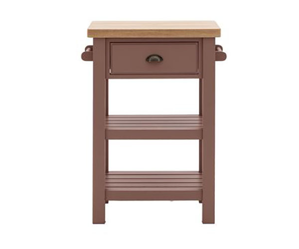 Gallery Direct Eton Contemporary Clay Painted / Oak Butchers Block