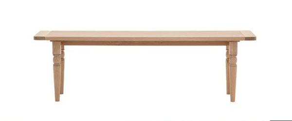 Gallery Direct Eton Contemporary Natural Oak Dining Bench