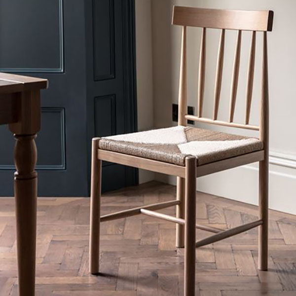 Gallery Direct Eton Contemporary Natural Oak Dining Chair 