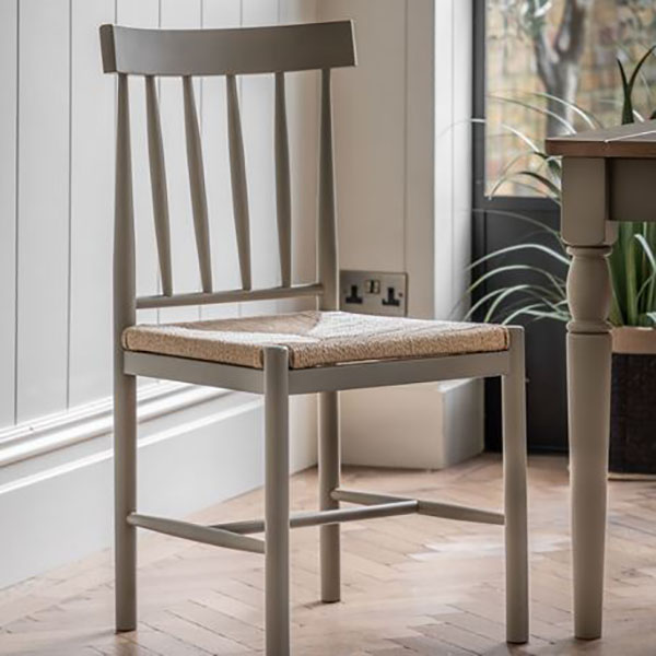  Gallery Direct Eton Contemporary Prairie Painted / Oak Dining Chair