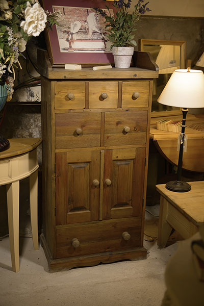 Ex-Display Tall Antique Pine Chest of Drawers