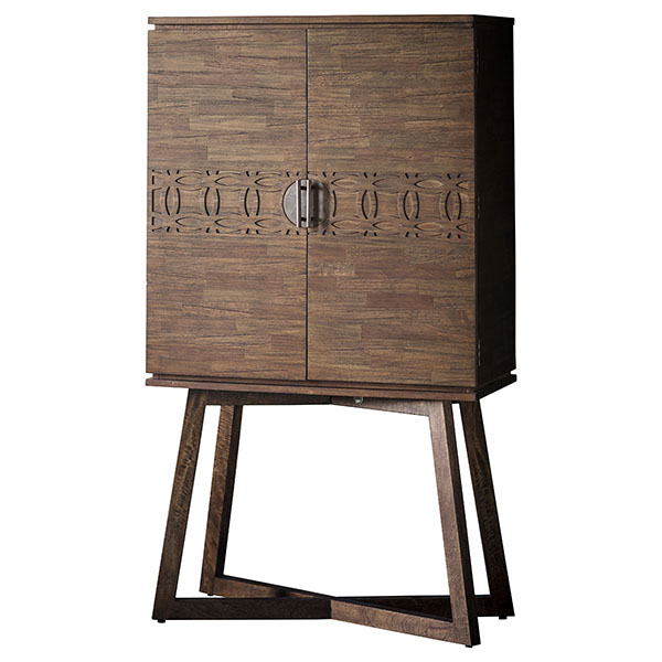 Harvest Direct Soho Retreat Contemporary Cocktail Cabinet 