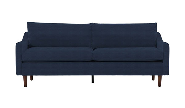 Harvest Direct Cindy 2 3 seater sofa shown here in Placido Indigo fabric