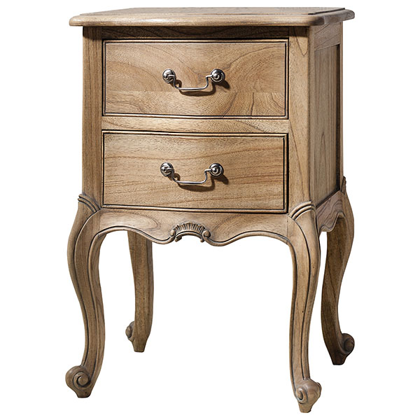 Harvest Direct Chateau weathered Bedside Table