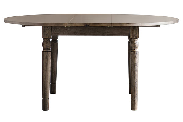 Harvest Direct Marlowe Oak Round Extending Dining Table