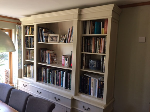 Stanton Large Breakfront Library Bookcase in a happy customer's home