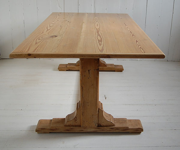 Country Style Rustic Pine Kitchen / Dining Table