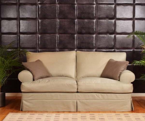 Tetrad Havana Sofa with Saville Linen Bone Cover option & optional Clay scatters