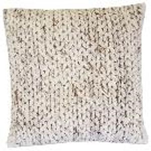 Tetrad Large Square Beige Knit Scatter Cushion