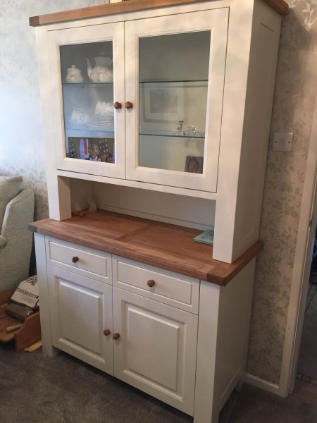 Charltons Bretagne 2 Door 2 Drawer Sideboard & 2 Door 2 Drawer Dresser Top in our customer's home in Derby