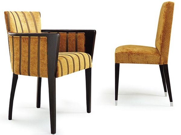Collinet Sieges Moderne Armchair and Chair