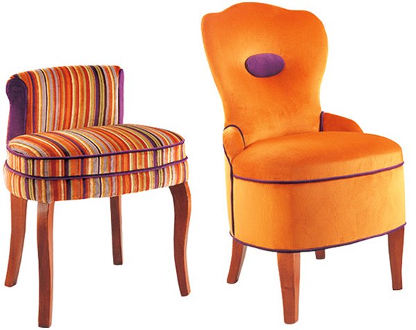 Collinet Sieges Salon Classique Crapaud and Cale-fesses Armchairs