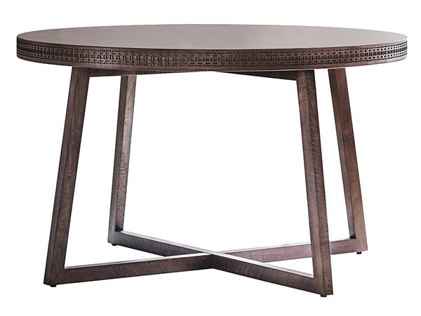allery Direct Boho Retreat Contemporary Round Dining Table