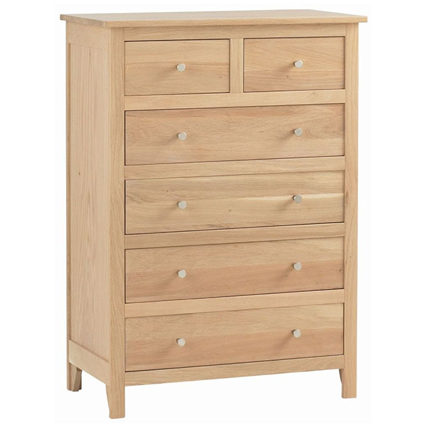 Corndell Nimbus Oak 2+4 Chest of Drawers