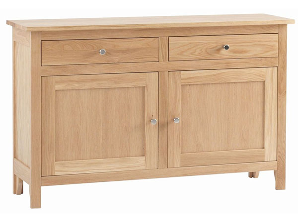 Corndell Nimbus Oak 2 Door 2 Drawer Sideboard