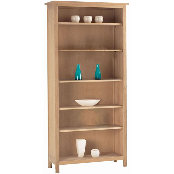 Corndell Nimbus Oak 5 Shelf Bookcase