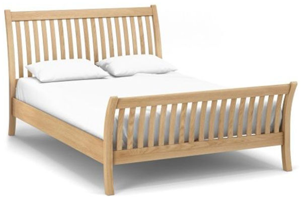 Corndell Nimbus Oak Curved Bed