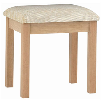 Corndell Nimbus Oak Dressing Table Stool