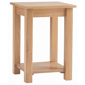 Corndell Nimbus Oak Lamp Table 