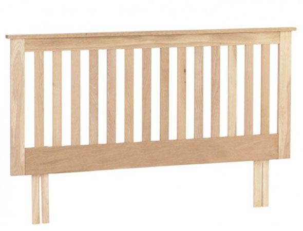 Corndell Nimbus Oak Strata Headboard