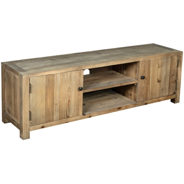 Devonshire Living Chiltern Reclaimed Pine 2 Door TV Unit