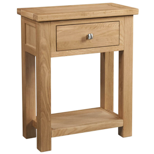 Devonshire Living Dorset Natural Oak 1 Drawer Console Table