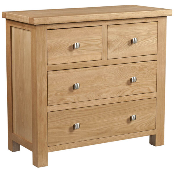 Devonshire Living Dorset Natural Oak 2+2 Chest of Drawers