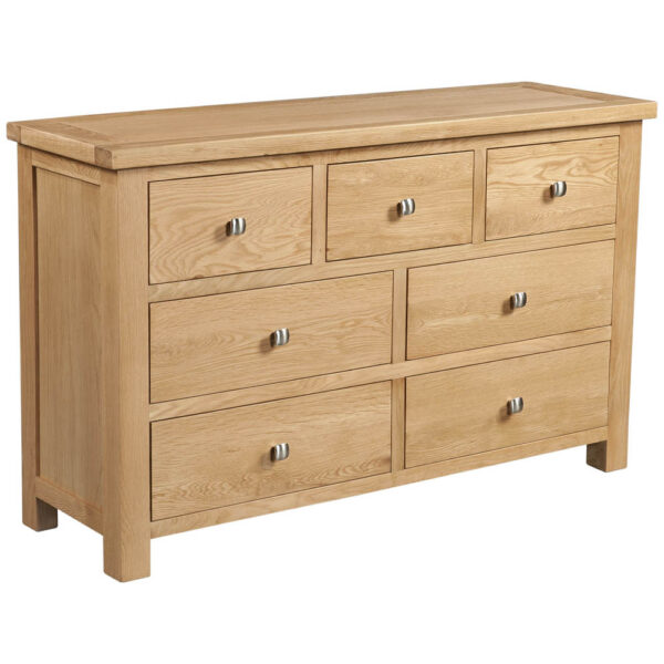 Devonshire Living Dorset Natural Oak 3+4 Chest of Drawers