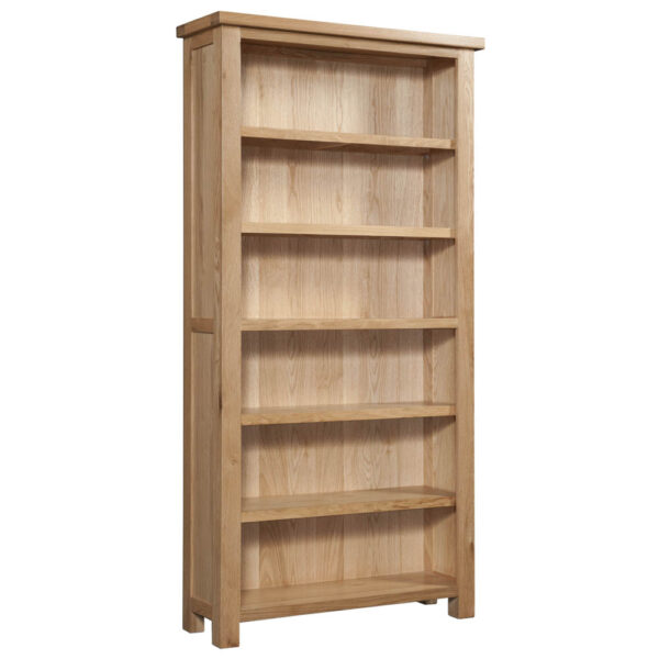 Devonshire Living Dorset Natural Oak 6Ft Tall Bookcase