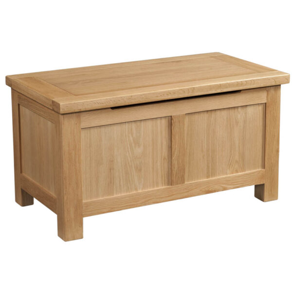 Devonshire Living Dorset Natural Oak Blanket Box