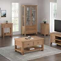 Devonshire Living Dorset Natural Oak Living Room & Home Office Furniture