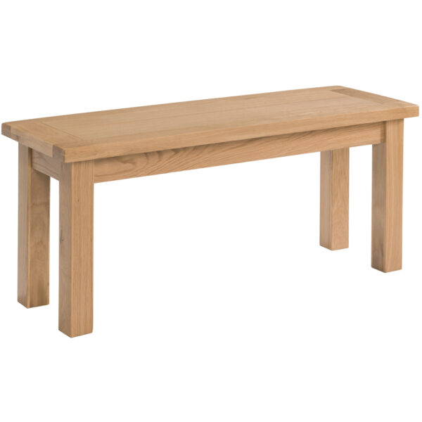 Devonshire Living Dorset Natural Oak Medium Dining Bench