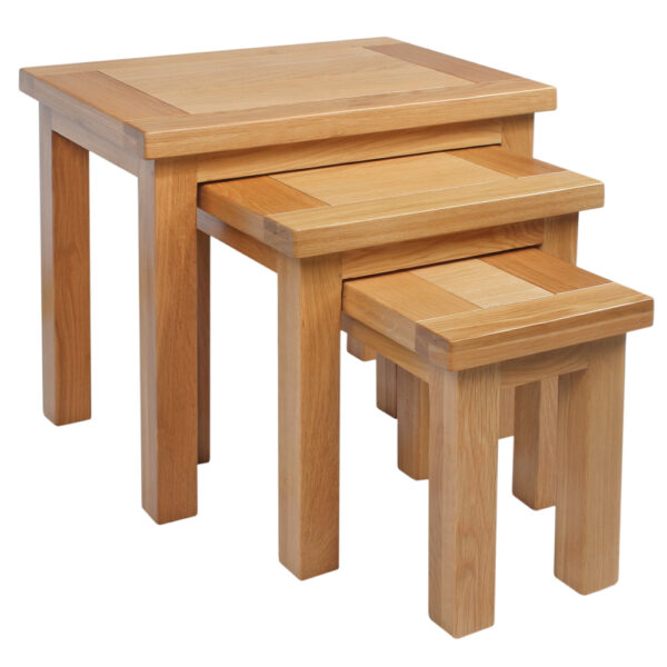 Devonshire Living Dorset Natural Oak Nest of Tables