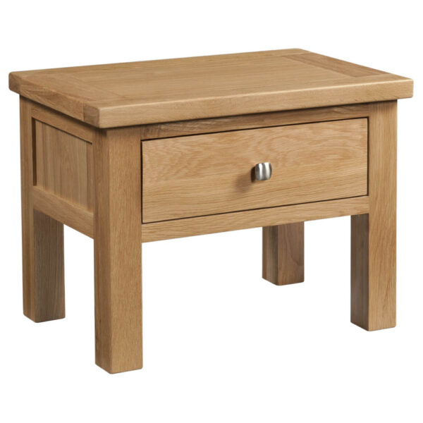 Devonshire Living Dorset Natural Oak Side Table with Drawer