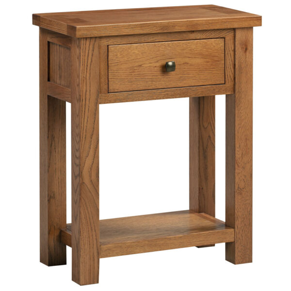 Devonshire Living Dorset Rustic Oak 1 Drawer Console Table