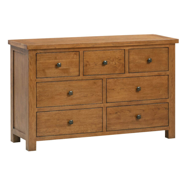 Devonshire Living Dorset Rustic Oak 3+4 Chest of Drawers