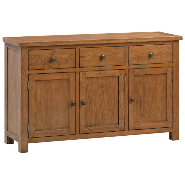 Devonshire Living Dorset Rustic Oak 3 Door Sideboard