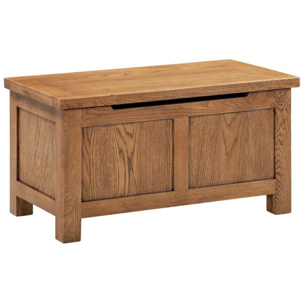 Devonshire Living Dorset Rustic Oak Blanket Box