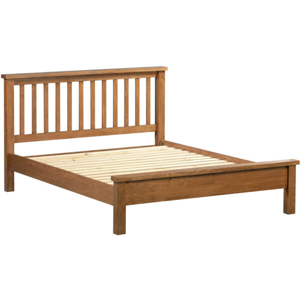 Devonshire Living Dorset Rustic Oak 5Ft King Sized Slatted Bed