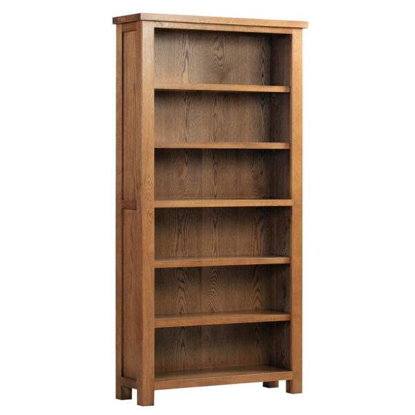 Devonshire Living Dorset Rustic Oak 6Ft Tall Bookcase