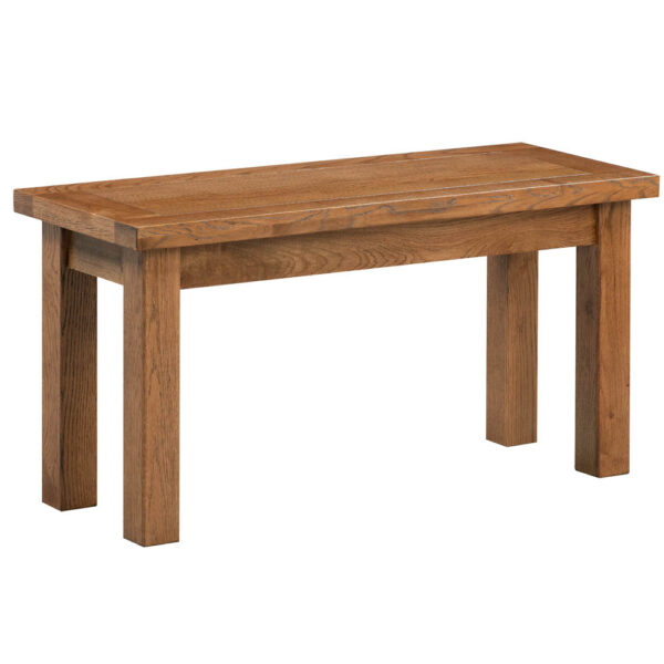 Devonshire Living Dorset Rustic Oak Small Dining Bench