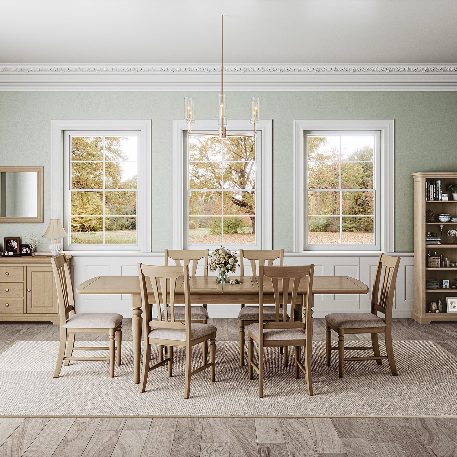 Devonshire Living Lydford Oak Painted Bedroom Furniture