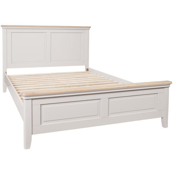 Devonshire Living Lydford Oak Painted 5Ft King Size Slatted Bed