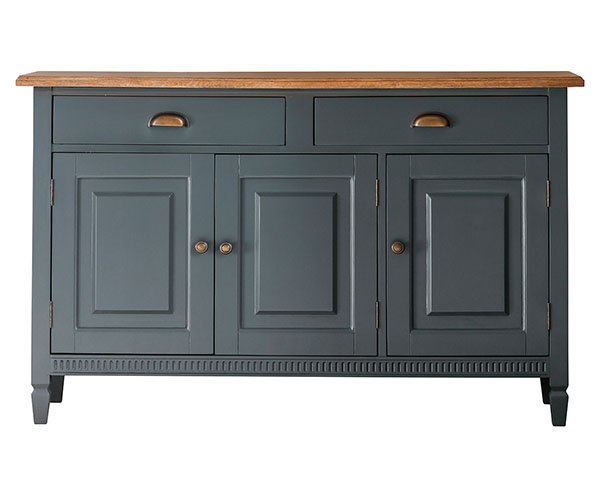 Gallery Direct Bronte Storm 3 Door 2 Drawer Sideboard