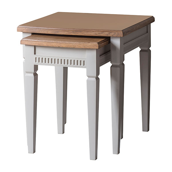 Gallery Direct Bronte Storm Nest of 2 Tables