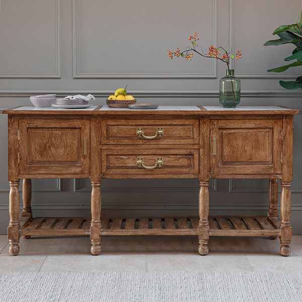 Gallery Direct Mustique 2 Door 3 Drawer Sideboard 