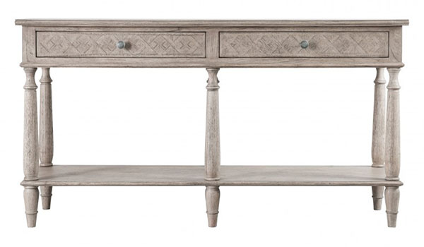 Gallery Direct Mustique 2 Drawer Console Table