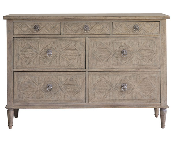 Gallery Direct Mustique 7 Drawer Chest of Drawers