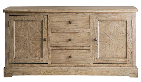 Gallery Direct Mustique 2 Door 3 Drawer Sideboard 